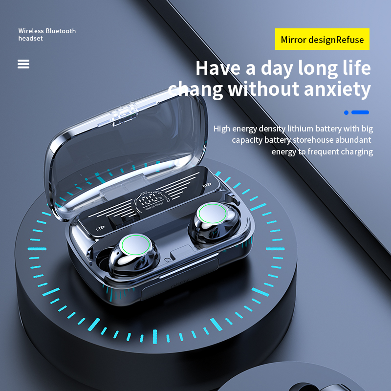 Wireless in-Ear Headphones with LED and HiFi Sound