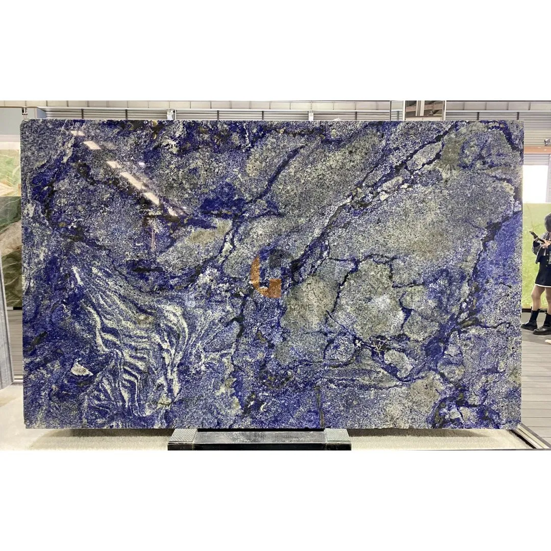 Azul Bahia Quartzite Slabs for Wall and Floors/High Quality Luxury/Natural Stone/