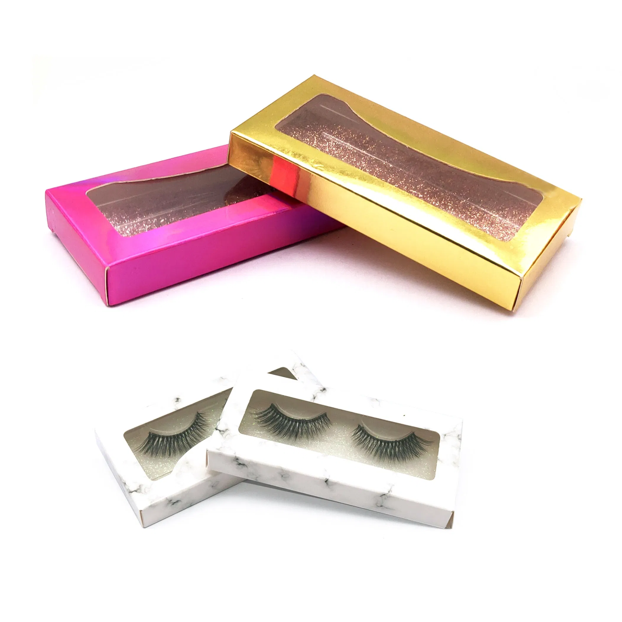 Mink Lashes, Natural Look False Eyelashes Fluffy 3D Mink Lashes for Lady