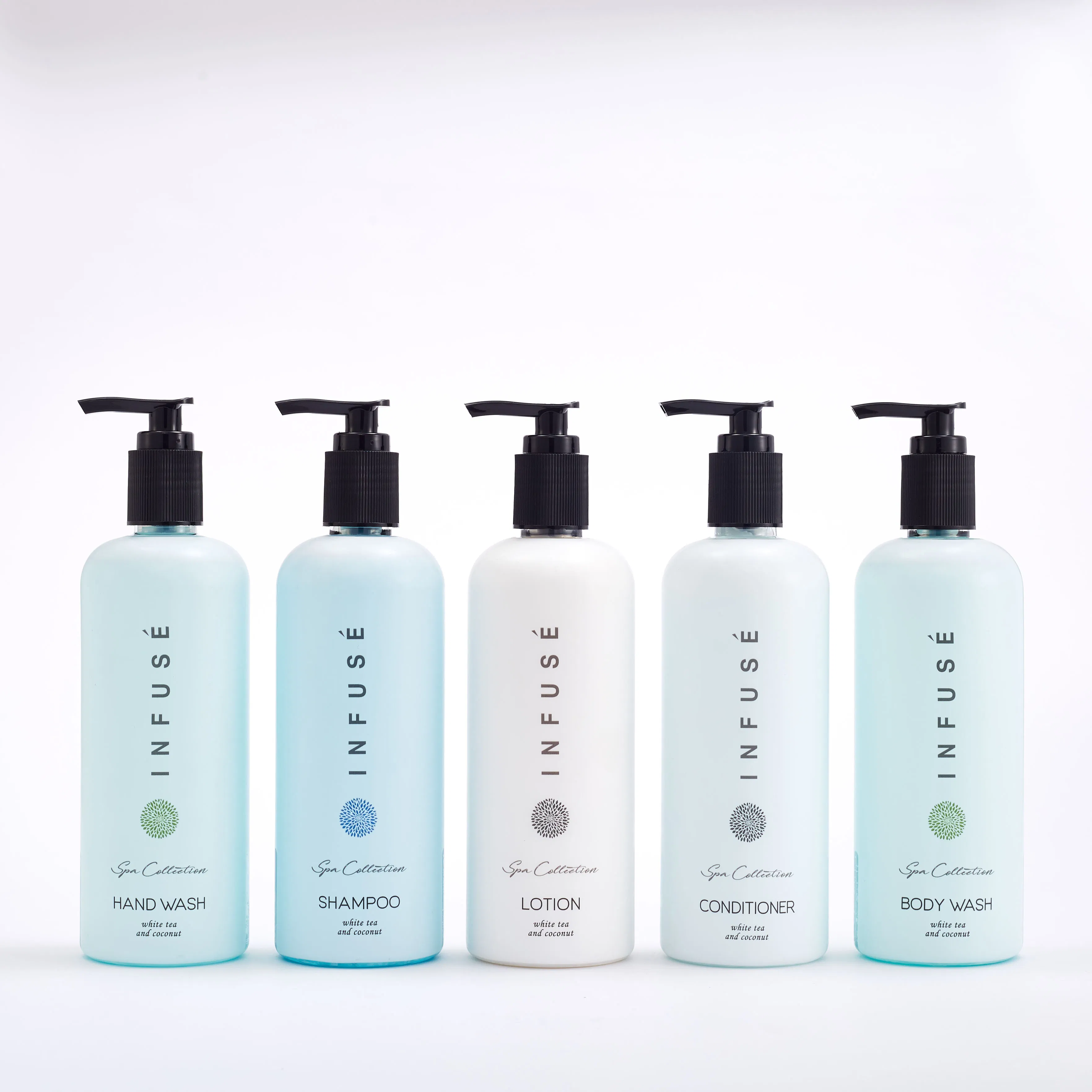 400 Ml/ 13 Oz Soap Dispenser Refillable Shampoo Body Lotion and Body Wash Shower Dispenser Set Hotel Supplies and Amenities for Guests