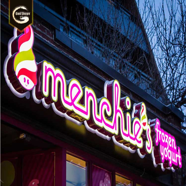 3D LED Acrylic Letters Luminous Plastic Letters Sign