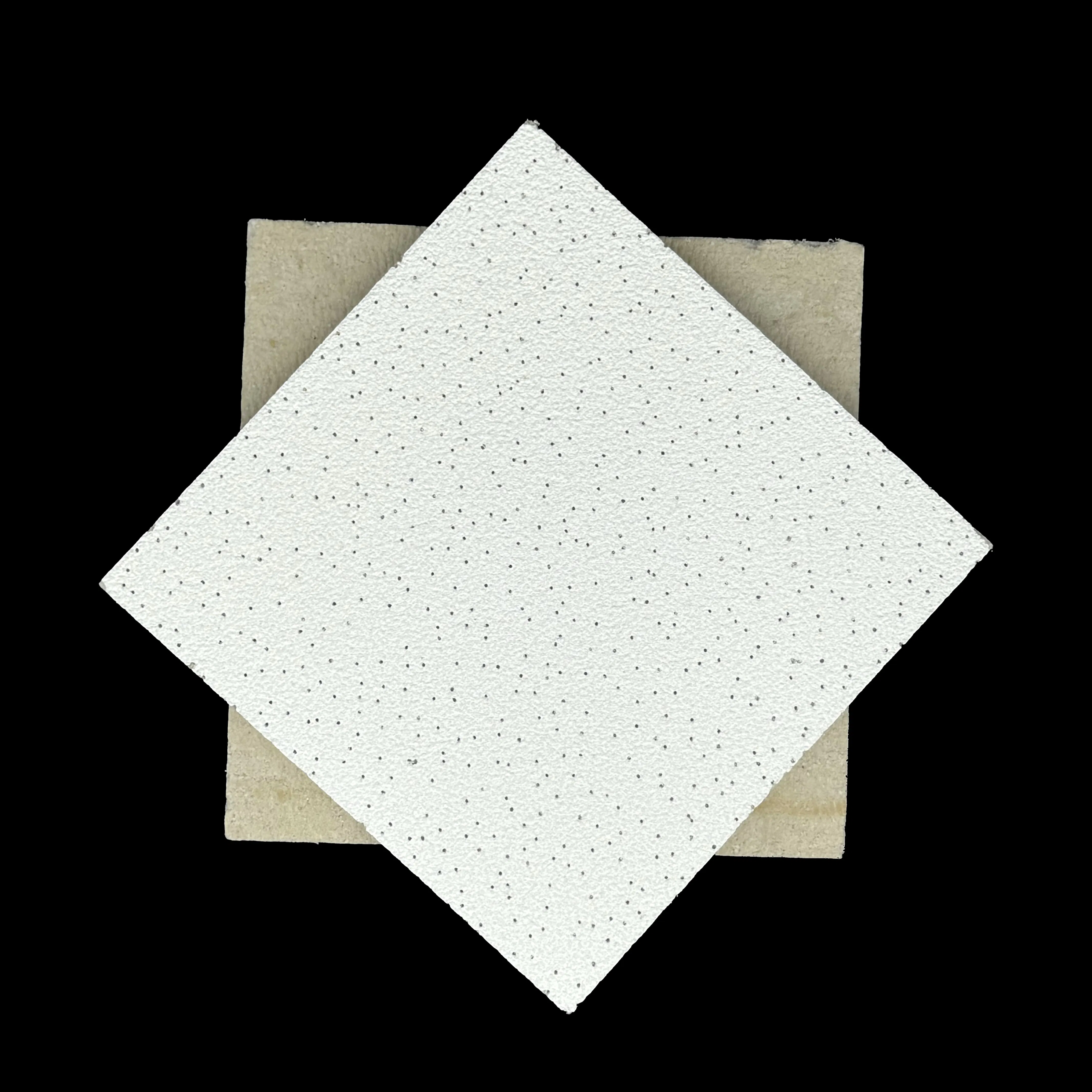 Sand Texture Micro Hole Mineral Fiber Ceiling Tile for Commercial Ceilings with Acoustic Performance