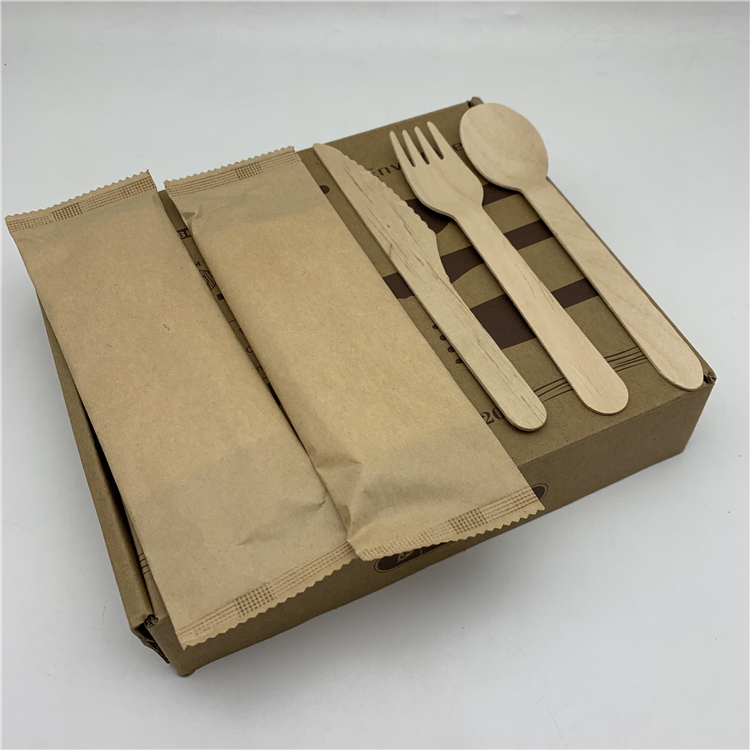 100% Wooden Cutlery Set Hot Sale Cutlery