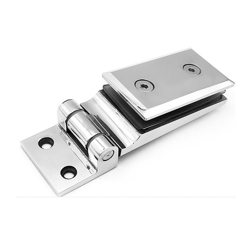 Movable Ss Mirror Sliding Shower Tempered Glass Door Hinge Glass Clamp