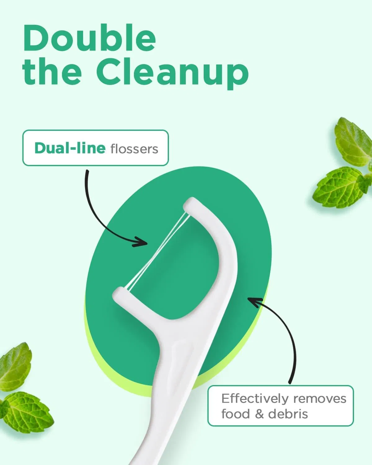 China Factory Dental Floss Pick for Oral Care