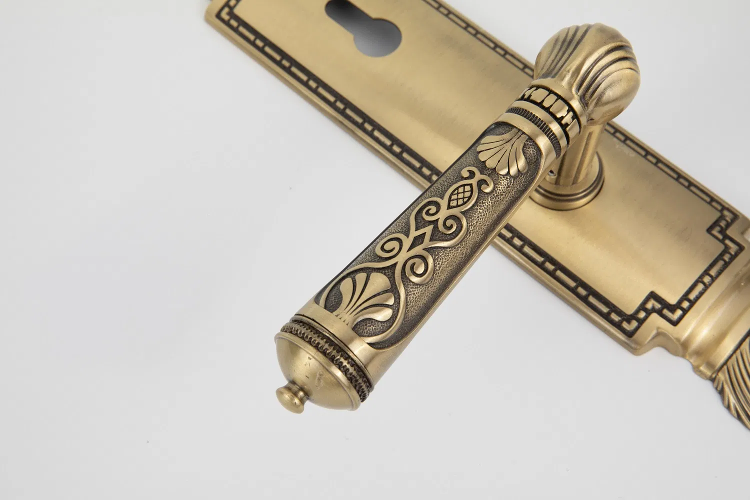 B-PM9587-CF Antique Brass Door Lock Door handle