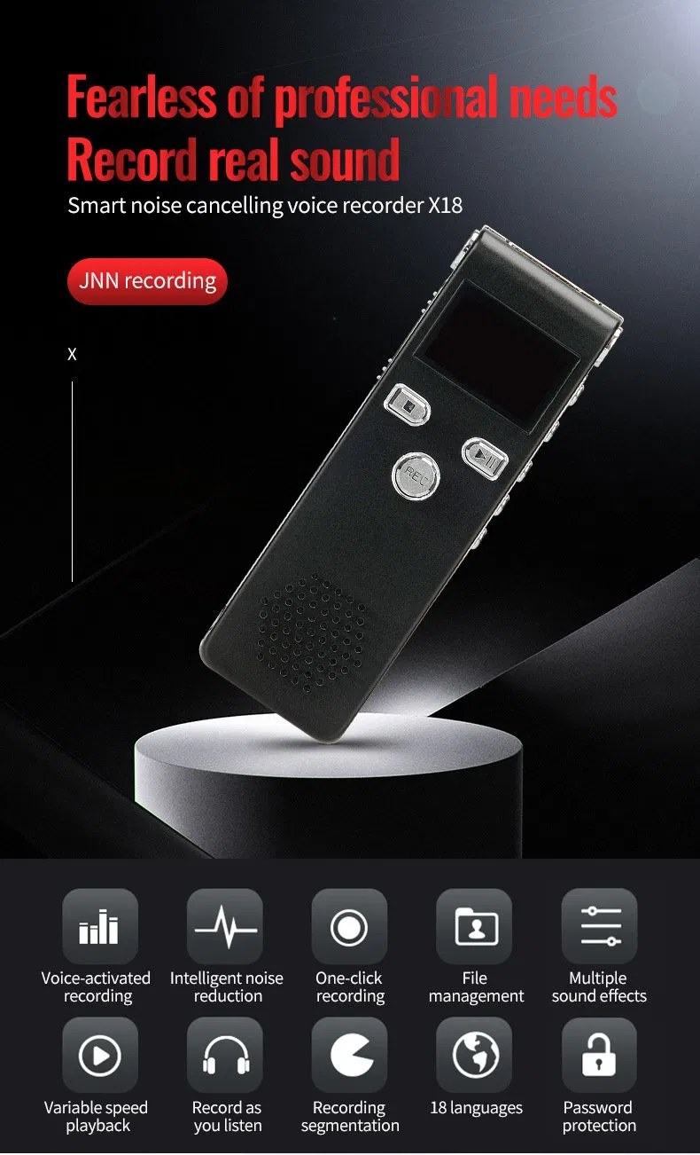 Ручка-диктофон с шумоподавлением и голосовым управлением