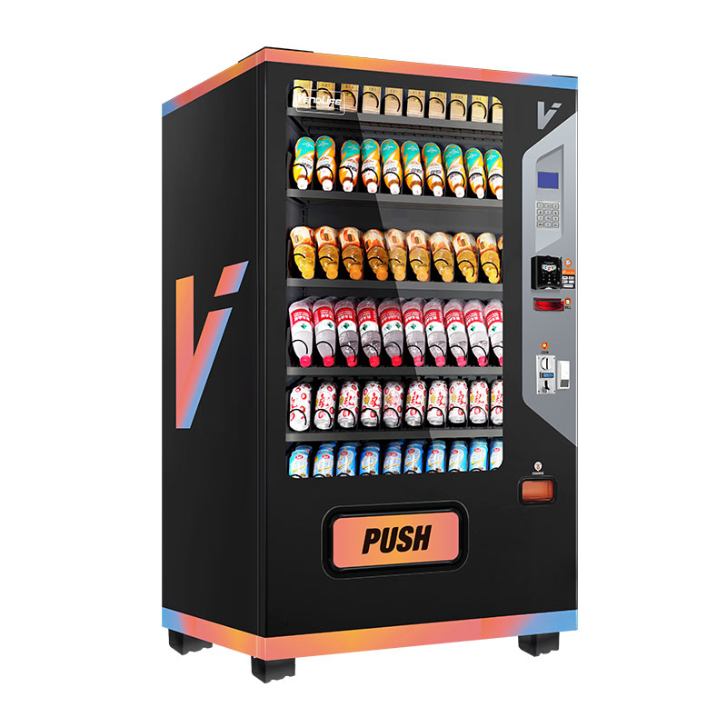 Vendlife Best Seller Keyboard Coin Big Capacity Snack and Drink Bottle Milk Automatic Combo Vending Machine for Food and Cold Beverage Factory Price
