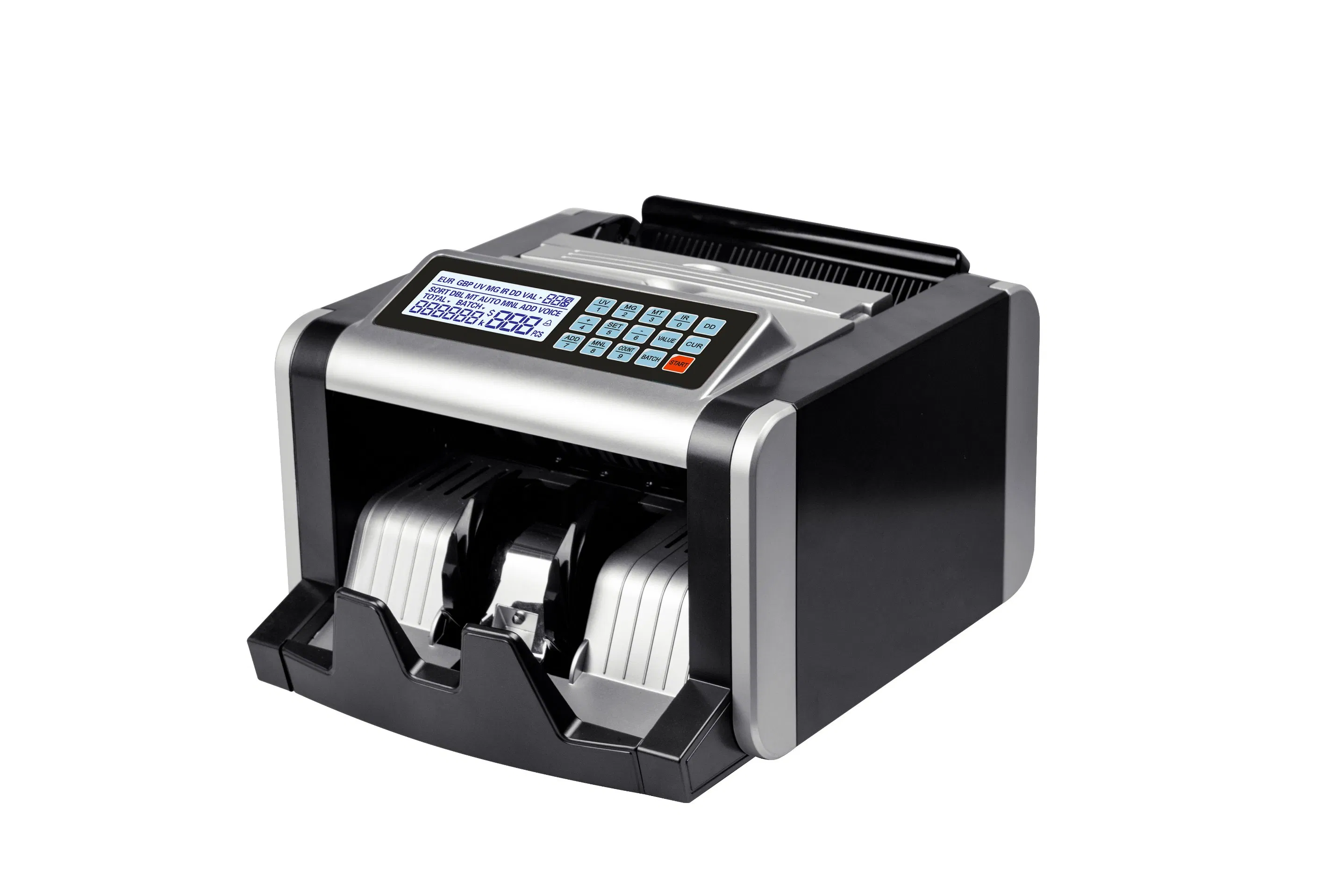 Al-1600 LCD Display Quick Counting Bill Money Currency Banknote Cash Counter Machine