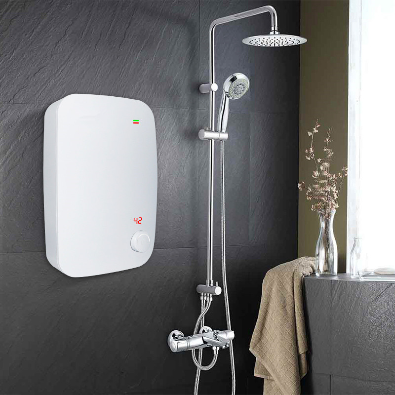 Stepless Knob Mechenical Instant Electric Shower Water Heater