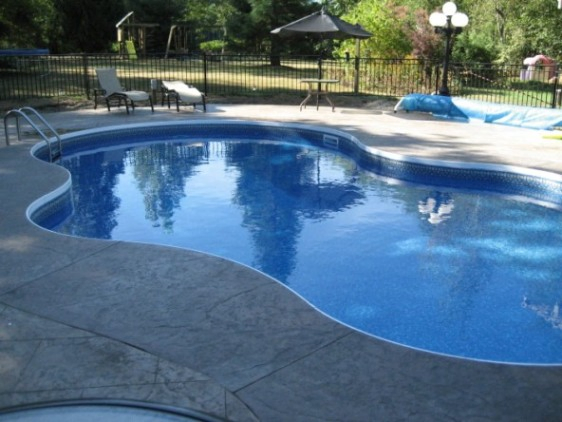 Grey Granite Swimming Pool Edge Bullnose Coping Tile