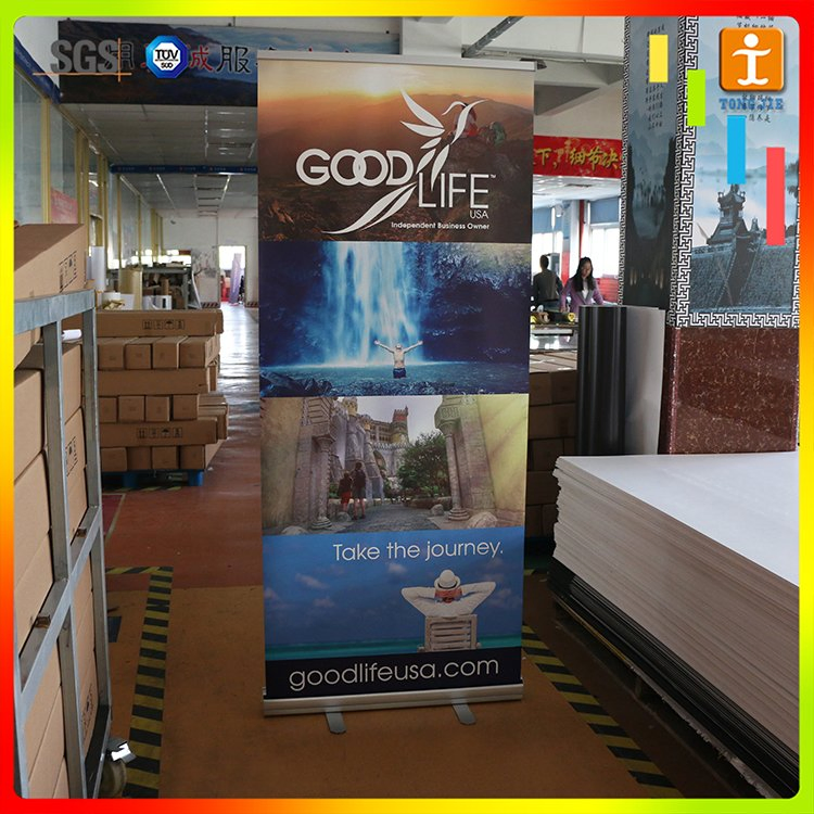Aluminum Double Sides Roll-up Banner Stand