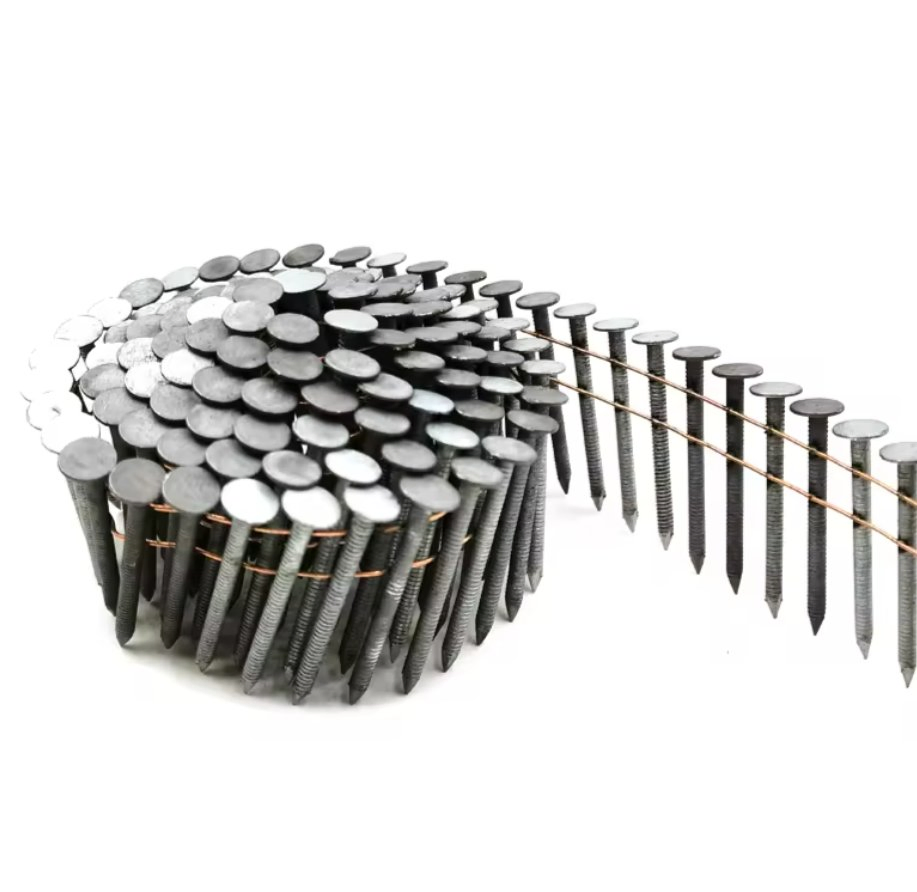 Гальванизированные кровельные гвозди в катушке