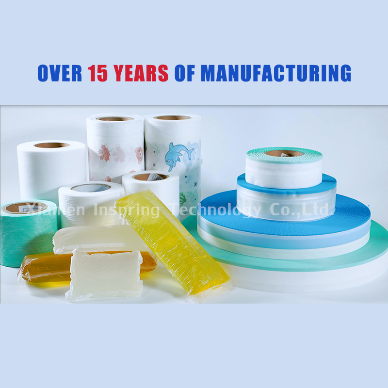 Adult Diaper Raw Material Adhesive PP Side Tape