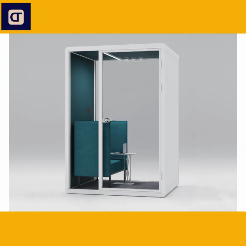 Good Insulation Acoustic Meeting Room Office Pod Silence Box Silent Booth Movable Portable Meeting Soundproof Booth Acoustic Private Office Meeting Pod