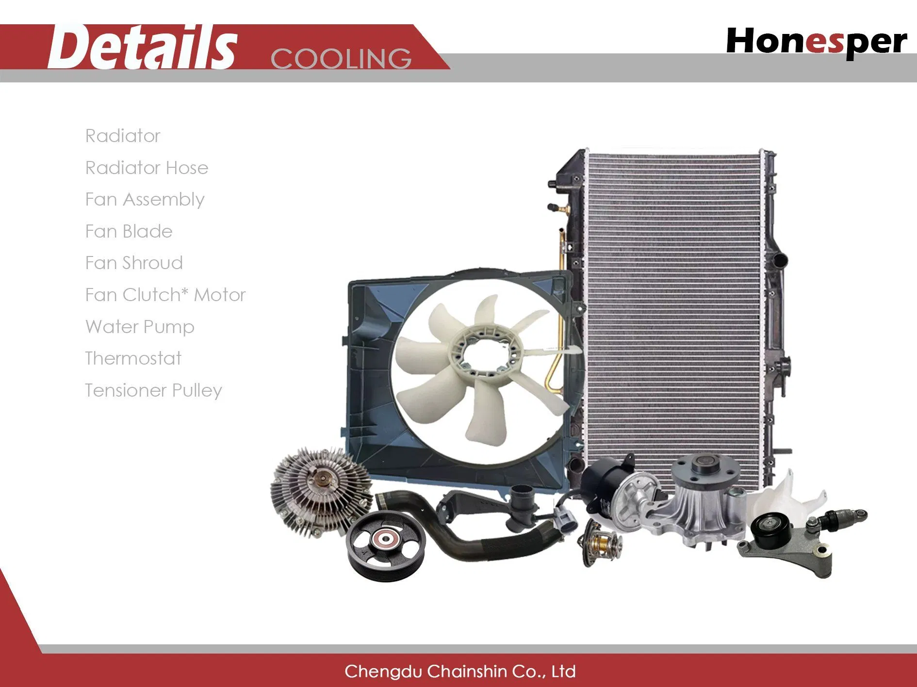 Лопасть вентилятора охлаждения для Toyota Lexus RX300 RX330 RX350 2003-2007