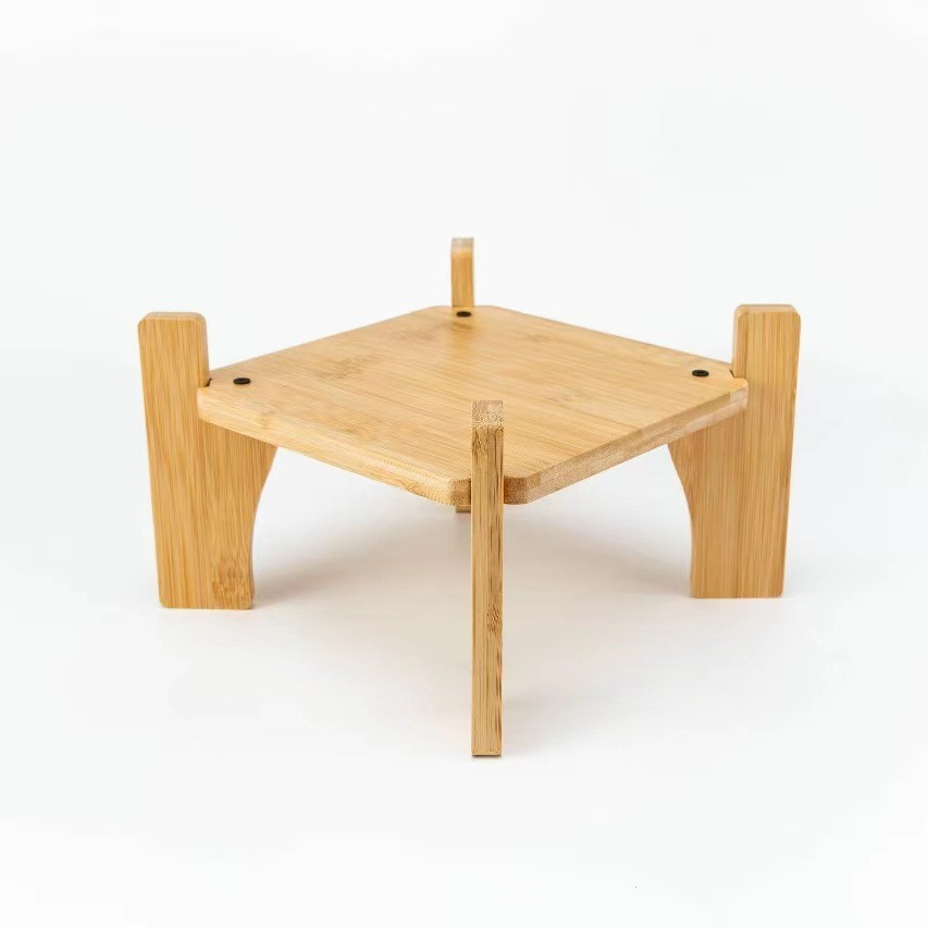 Indoor Multifunctional Bamboo and Wooden Plant Rack Flower Stand
