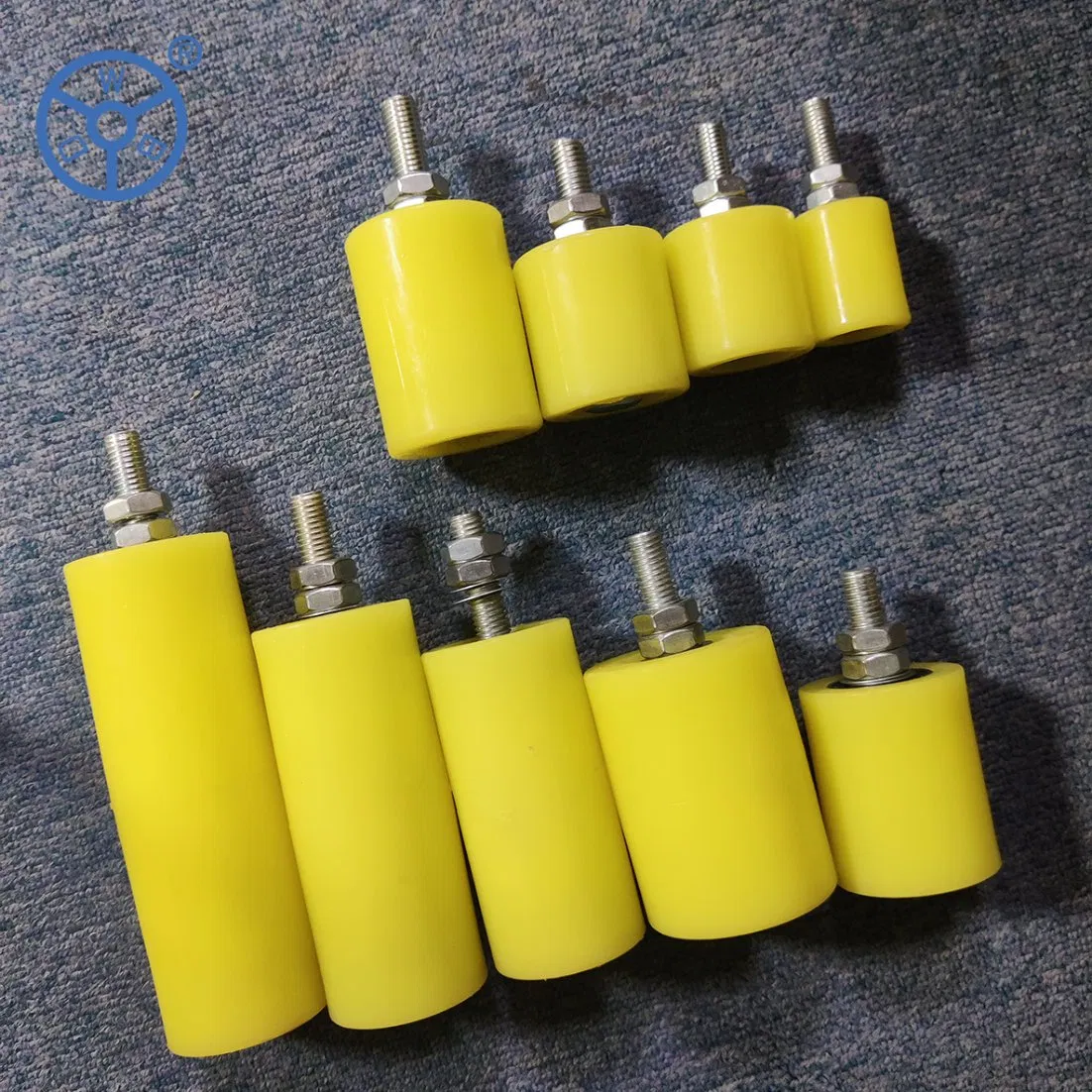 Wbd Factory Direct 75mm to 300mm Nylon Conveyor Roller Guide Used for Calendering Embossing Sliding Door Auto Gate Rollers Door Wheels