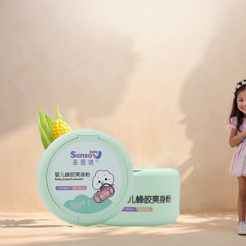 Talc-Free Cornstarch Body Powder for Babies