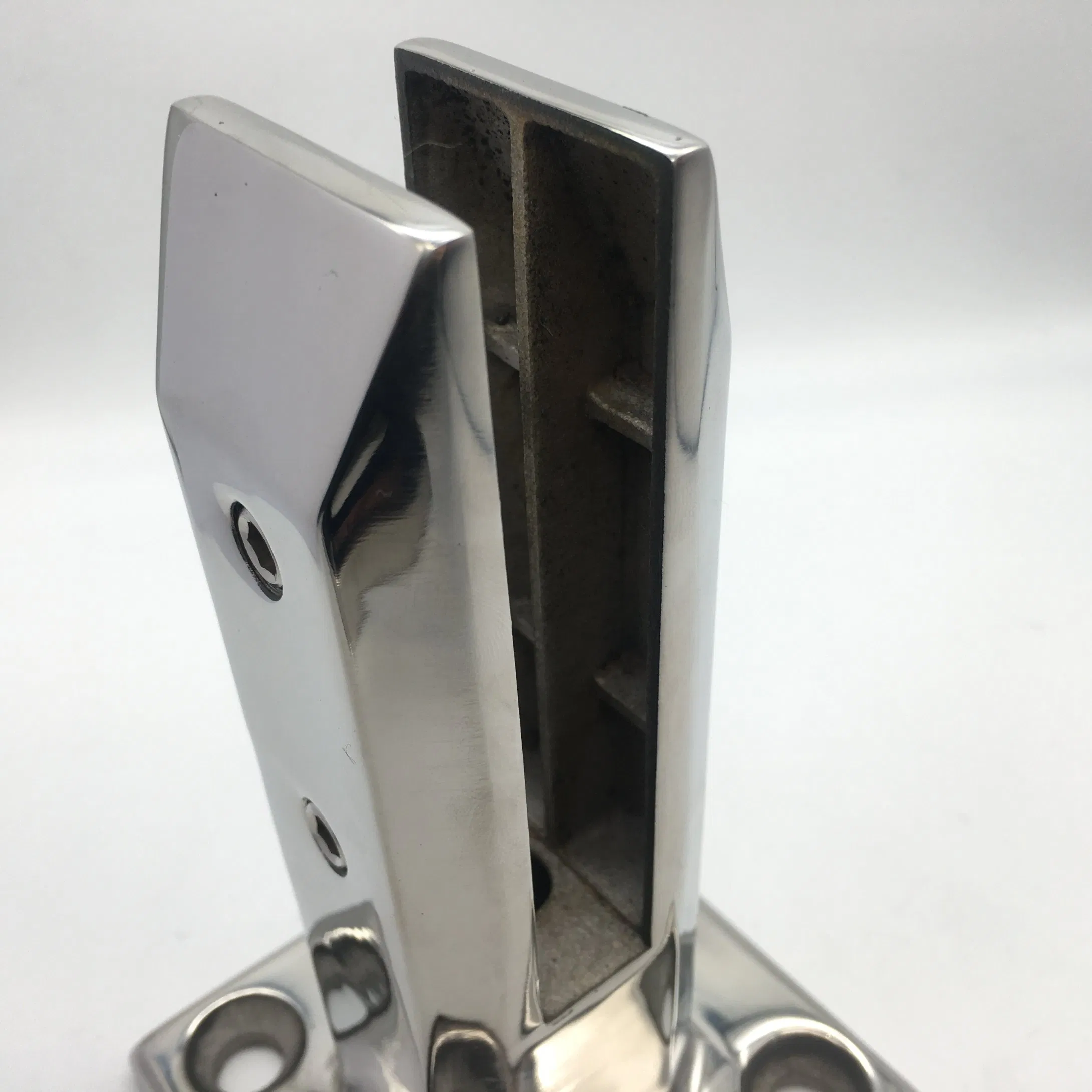 304 Stainless Steel Square Glass Spigots Pool Fence Spigot Clamp