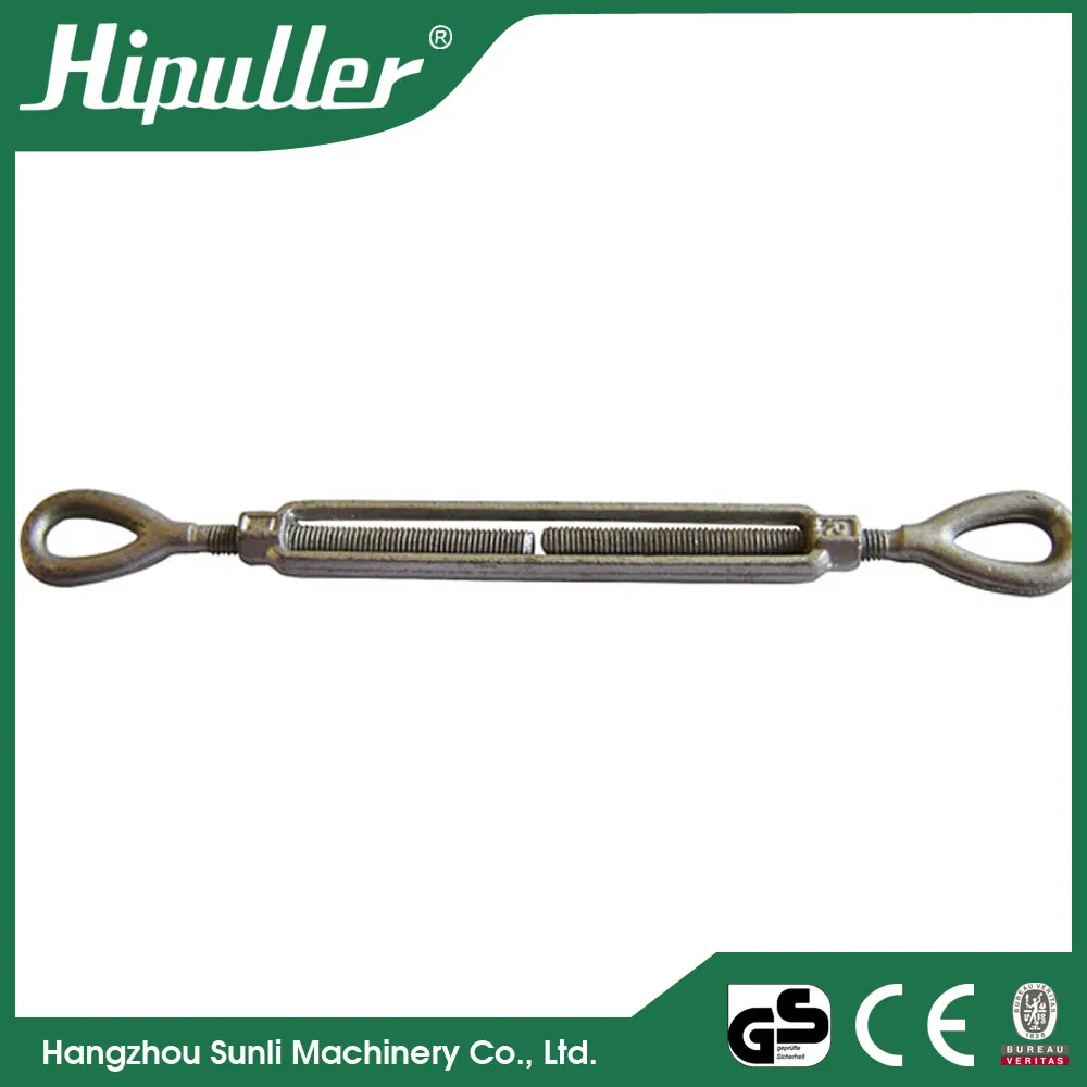 Hg-226 Heavy Duty Carbon Steel Drop Forged Galvanized Us Type Wire Rope Turnbuckle