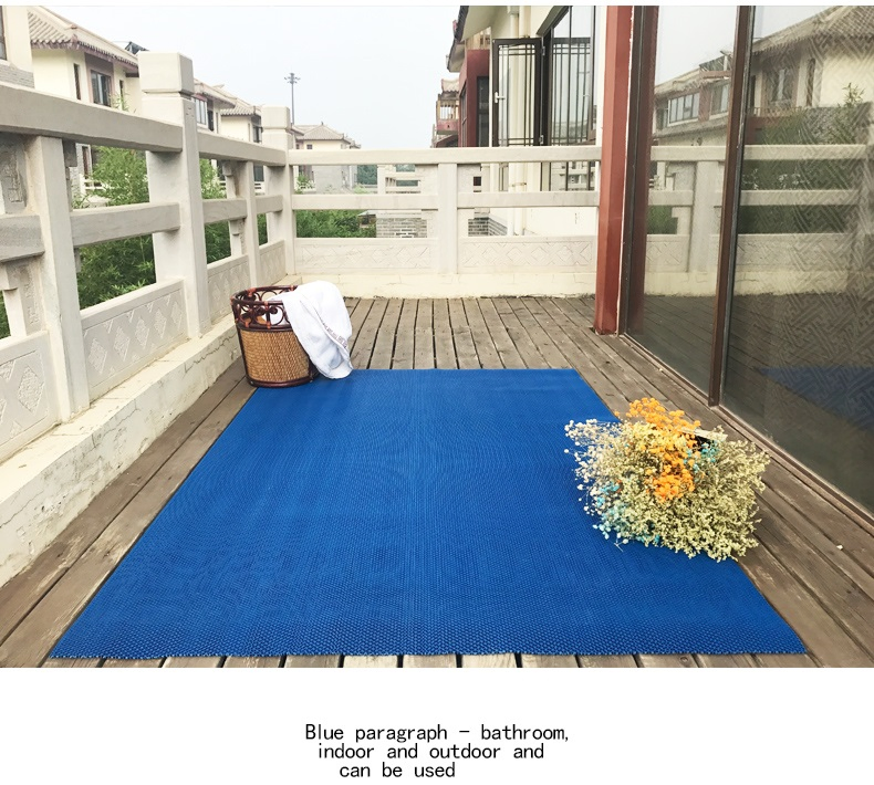 China Factory Direct Supply Popular Sales Double/Zebra Color Wash Room/Swimming Pool Use PVC S/Z Mesh Snake Mat in Rolls for Kitchen