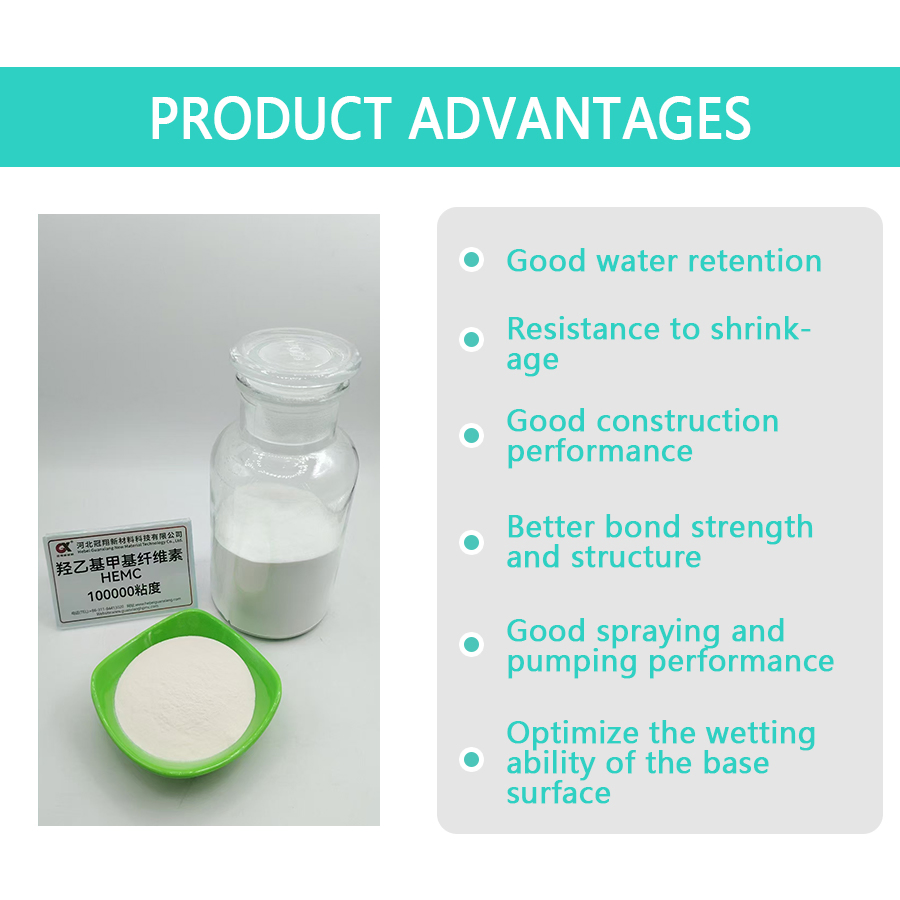 Cement Based Dry Mortar Additive Hydroxyethyl Methyl Cellulose Mhec/Hemc