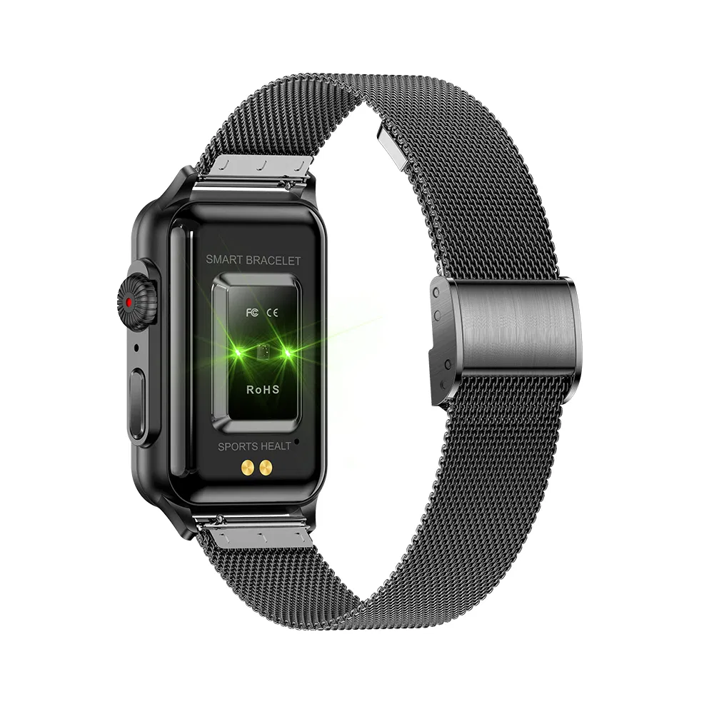 Умные часы H23 с браслетом для звонков, нержавеющая сталь