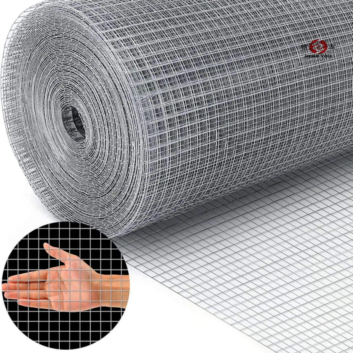 Factory Wholesale Electro and Hotdipped Galvanized PVC Coating Welded Iron Wire Mesh Roll and Panels for Construction