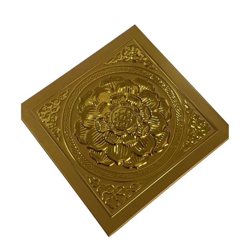 Decorative Aluminum Ceiling Panel Geometric Design for Spiritual Interior Design