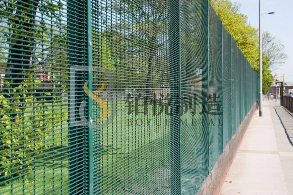 Anti Climb Fence Powder Coated High Security Anti Climb Mesh 358 Fence