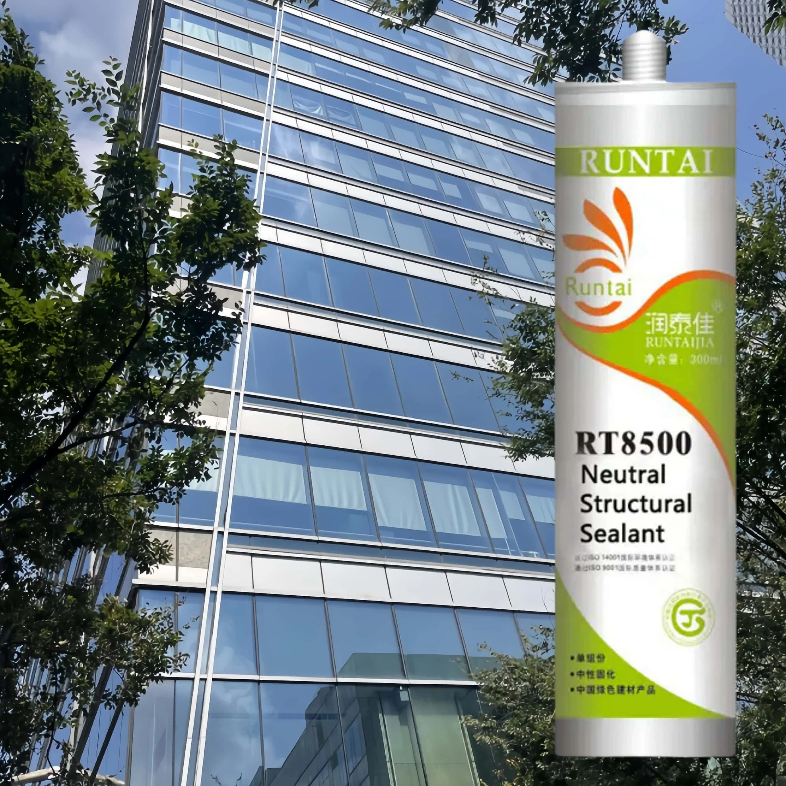 Premium 300ml Runtai Silicone Sealant for Glass Curtain Walls