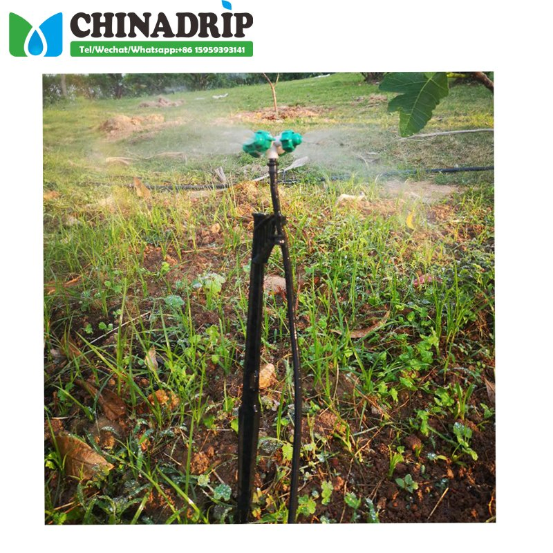 Drip Irrigation Nozzle Set 4 Way Fogger Agriculture Equipment Watering Gardening Sprinkler