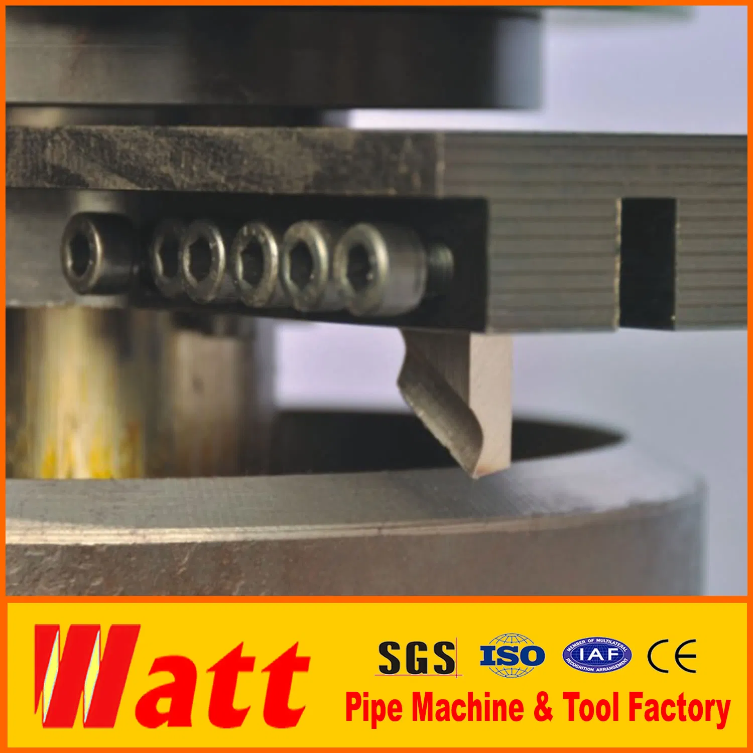 Light Duty Pipe Beveling Machine Facing for Pipe Tube Flange