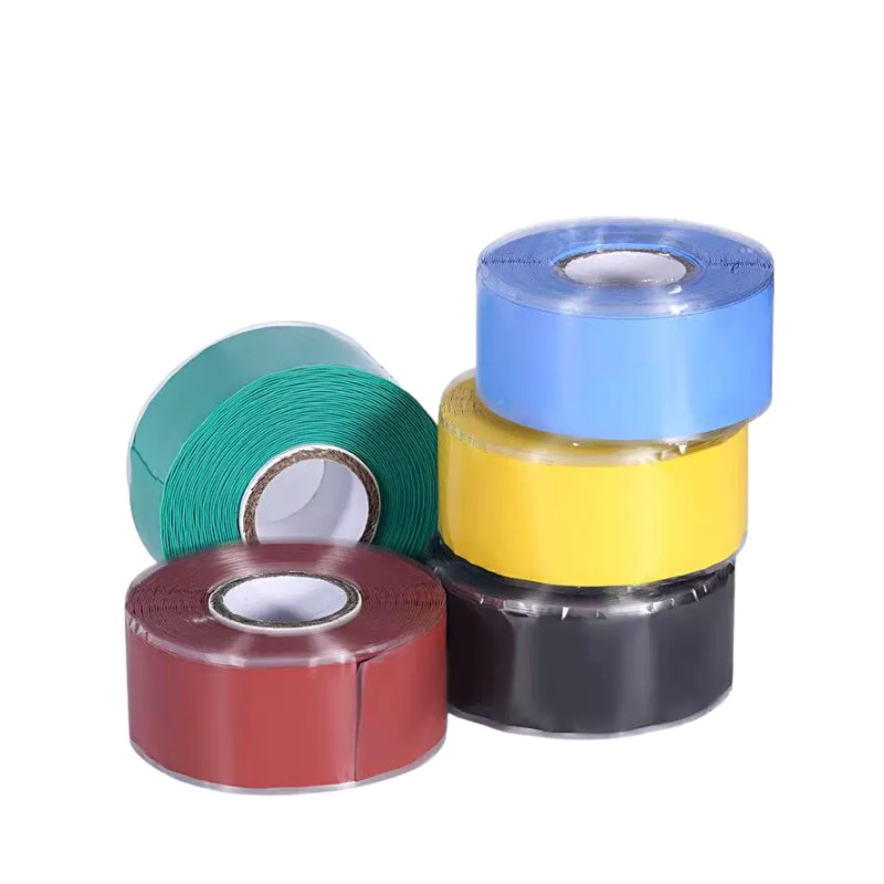 Waterproof Insulation Self Amalgamating Tape Silicone Rubber Self Fusing Tape for Sealing Pipes, Hose Repair, Electrical Cables