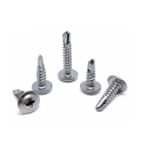 Building Hardware Zinc Plated Pozi Phillips Wafer Head Self Tapping Drilling Screws