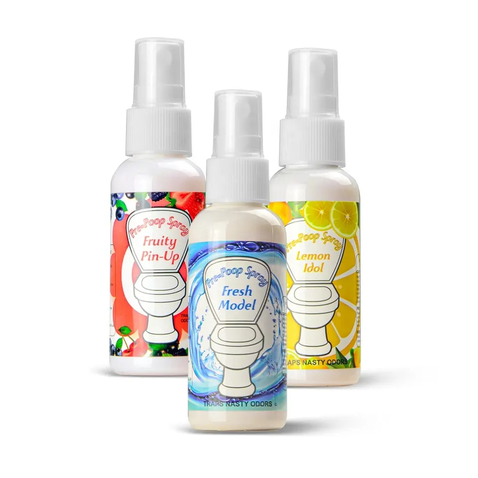 Eco-Friendly and Long Lasting Home Toilet Spray Air Fresheners Deodorizer