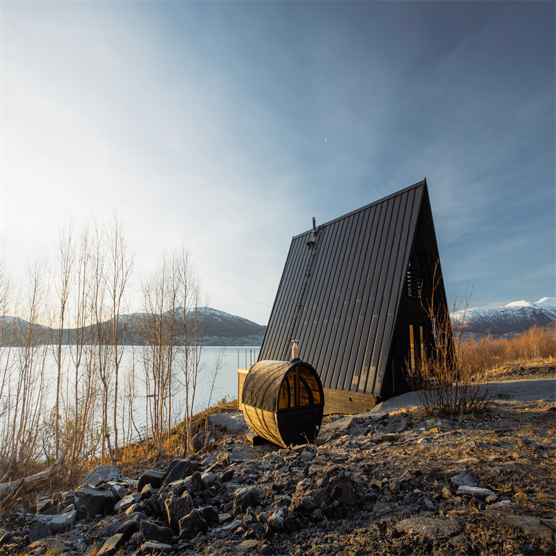 a-Frame Triangle off-Grid Cabin Kits a-Frame Lake Houses: Idyllic Waterfront Living
