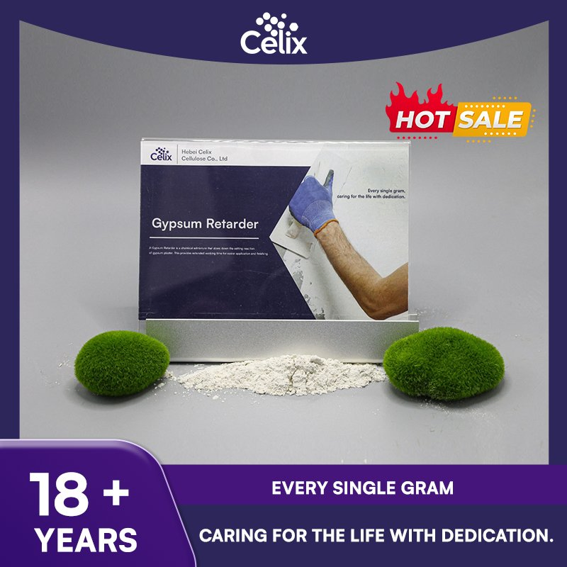 Versatile Gypsum Retarder for All Gypsum Filling Tasks