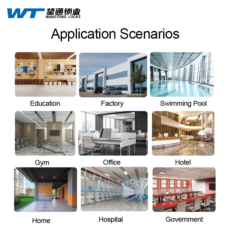 Wt S-2024-00IC Intelligent Electronic Gym Locker with Smart RFID Cabinet Lock Smart Locks