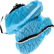 Shoe Booties Non Slip Recyclable Home Clean Disposable Shoe Covers Non Woven Anti Slip Overshoes Durable Hygienic Foot Booties Covers
