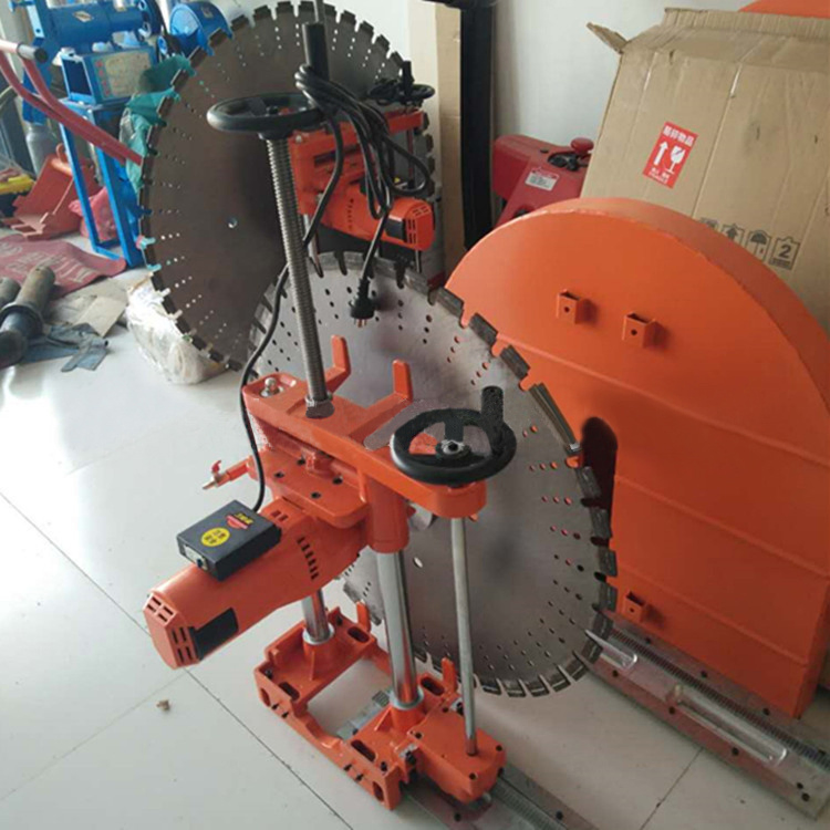 Semi-Automatic Electric Depth Quality Concrete Wall Cutting Saw Machine Hydraulic Concrete Wall Saw Brick Wall Groove Cutting Machine