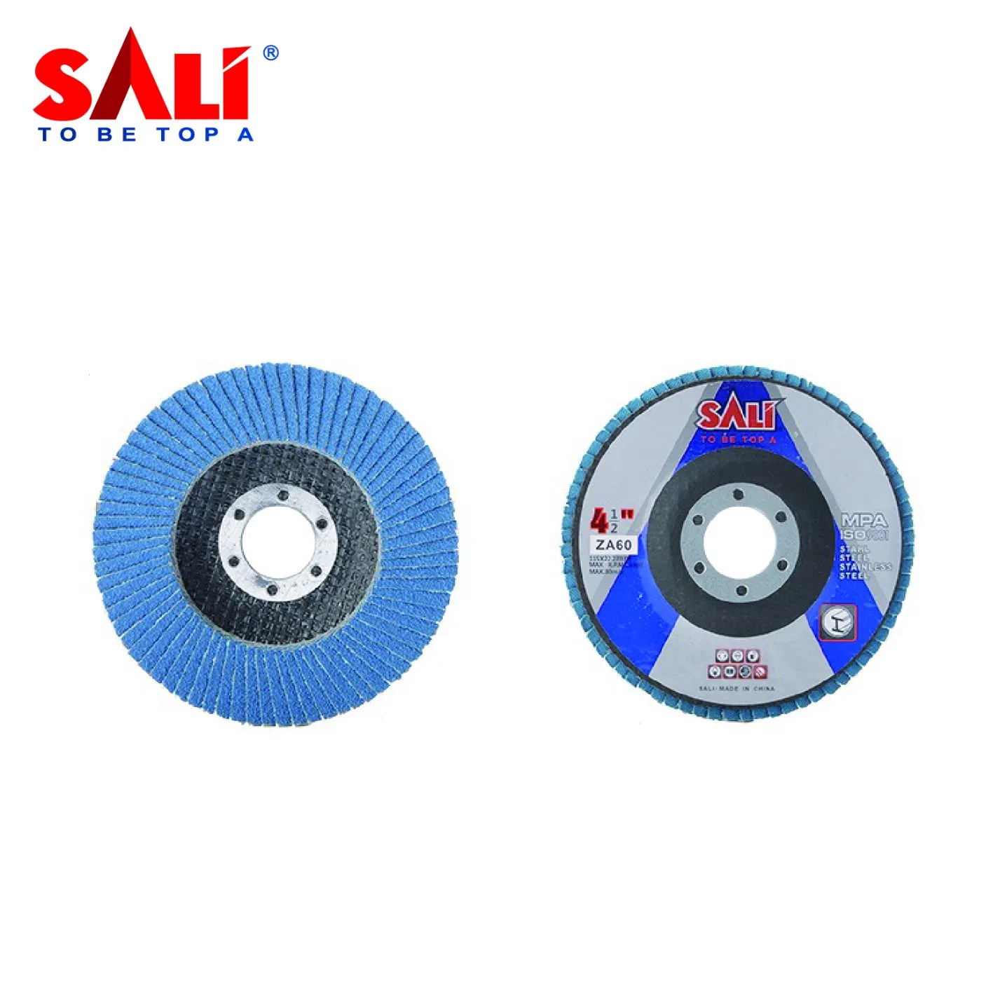 Sali High Quality Zirconia Oxide Abrasive Flap Disc for Stainless Steel