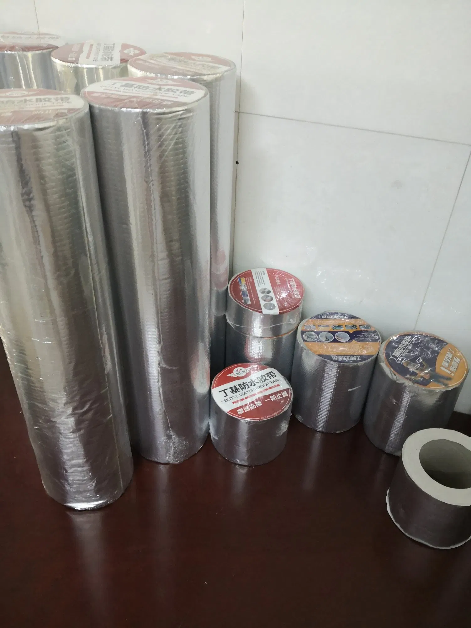Self Adhesive Butyl Sealant Tape House Leakage Repairing Tape Aluminum Foil Butyl Self