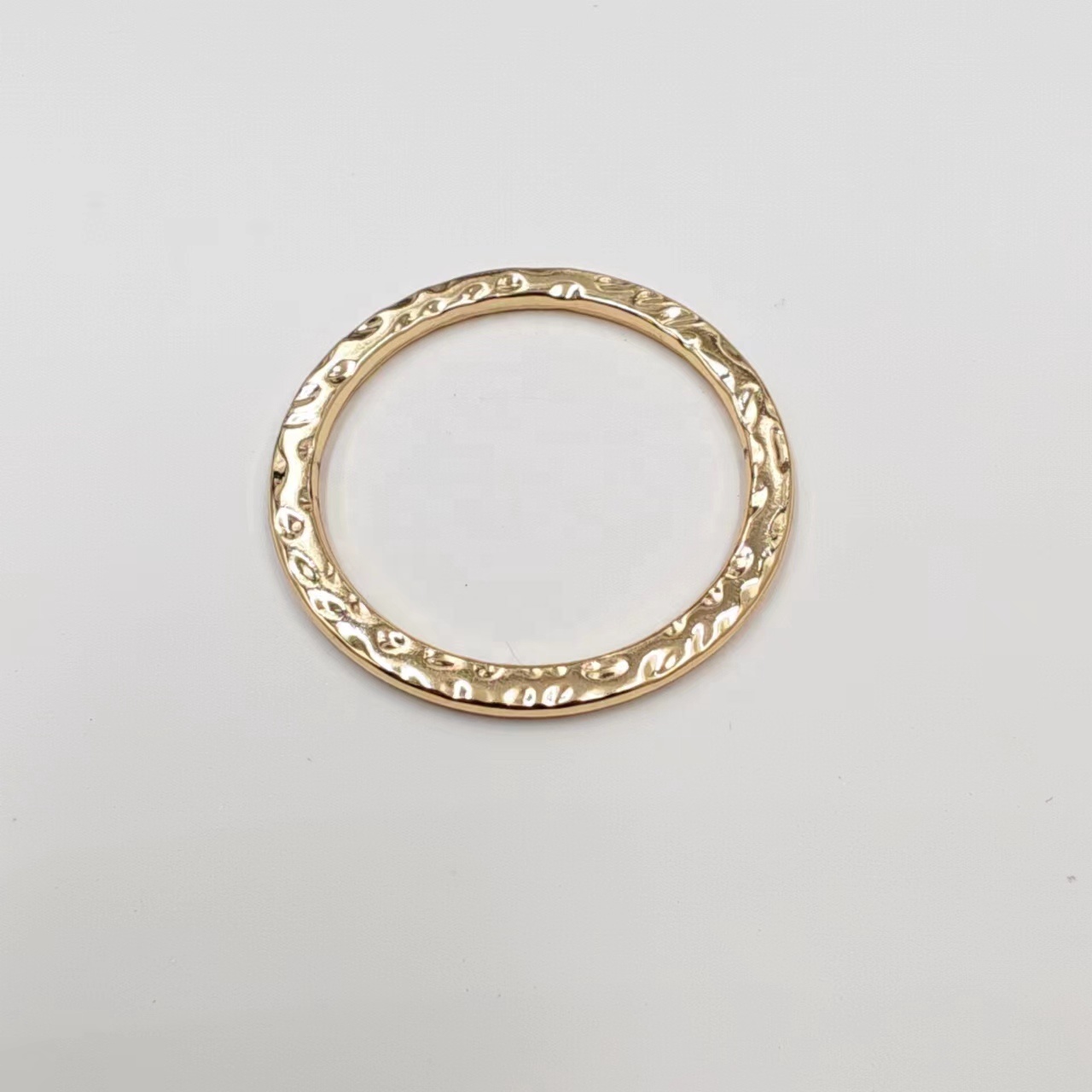 Кольцо металлическое для бикини 35 мм с текстурой