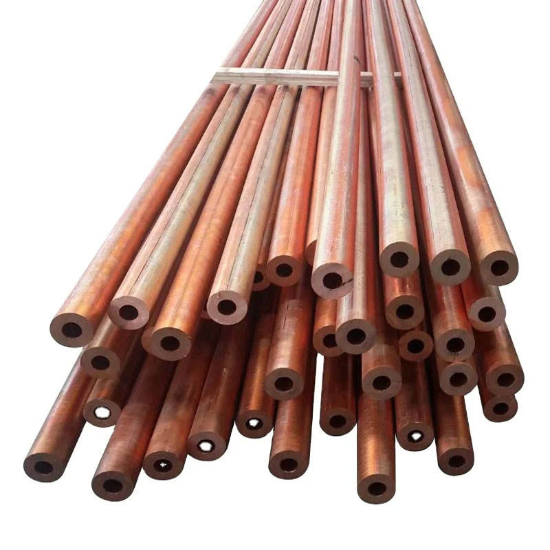 C101 Rigid Cold Drawn Seamless Straight Pure Copper Heat Tube Copper Bare Tube