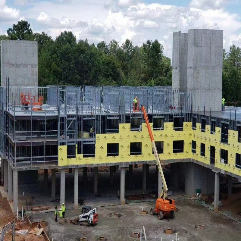 Customized 2 Story Luxury Prefabricated Building Light Steel Frame Homes Modular Home