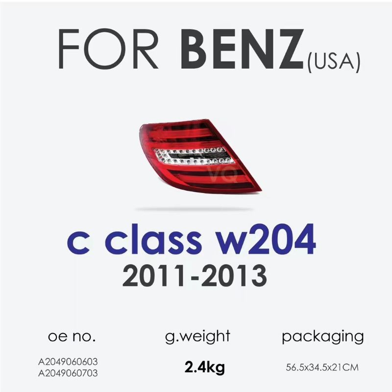 LED Taillights for Mercedes-Benz W221 S-Class (2005-2012)