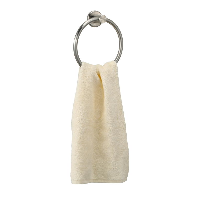 Кольцо для полотенца в ванную, матовый никель