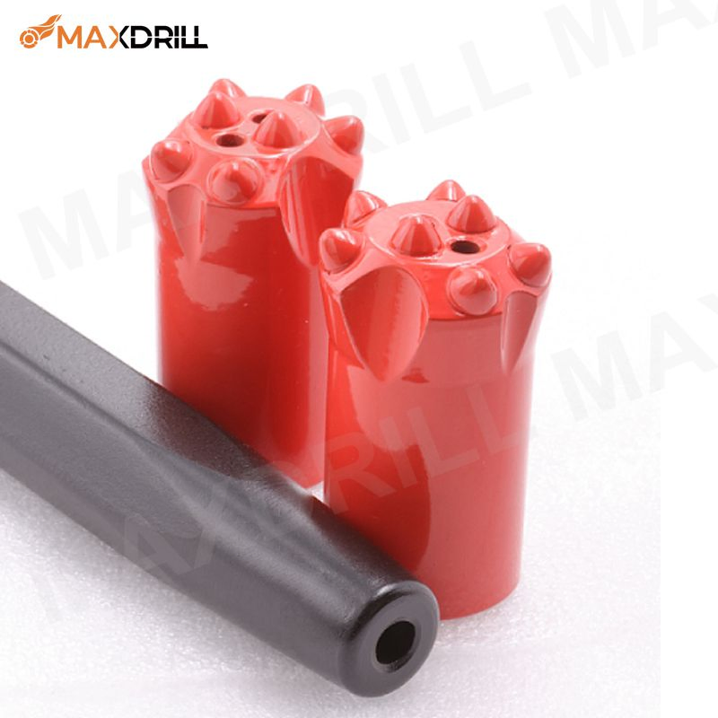 Maxdrill 11° Taper Drill Rod 800mm for Quarrying